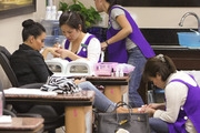 48c4c Kim Kardashian   At a Nail Salon (Oct 25, 2011) x5 Get more nipple slips at Nipple Slips org