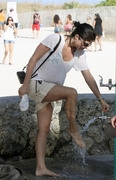 a2070 Selma Blair on the beach in a bikini. Miami, Florida (Mar 9, 2009) x5 Get more nipple slips at Nipple Slips org